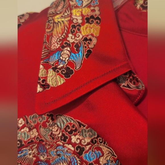 Red Chinese jacket - Picture 2 of 3
